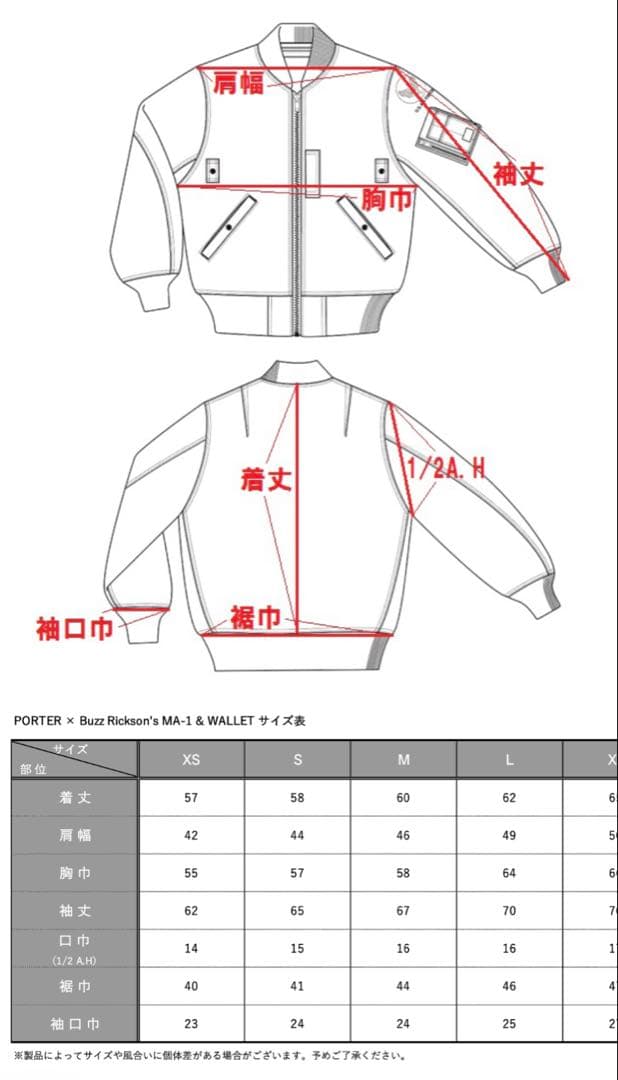PORTER×Buzz Rickson's MA-1 & WALLET Mサイズ