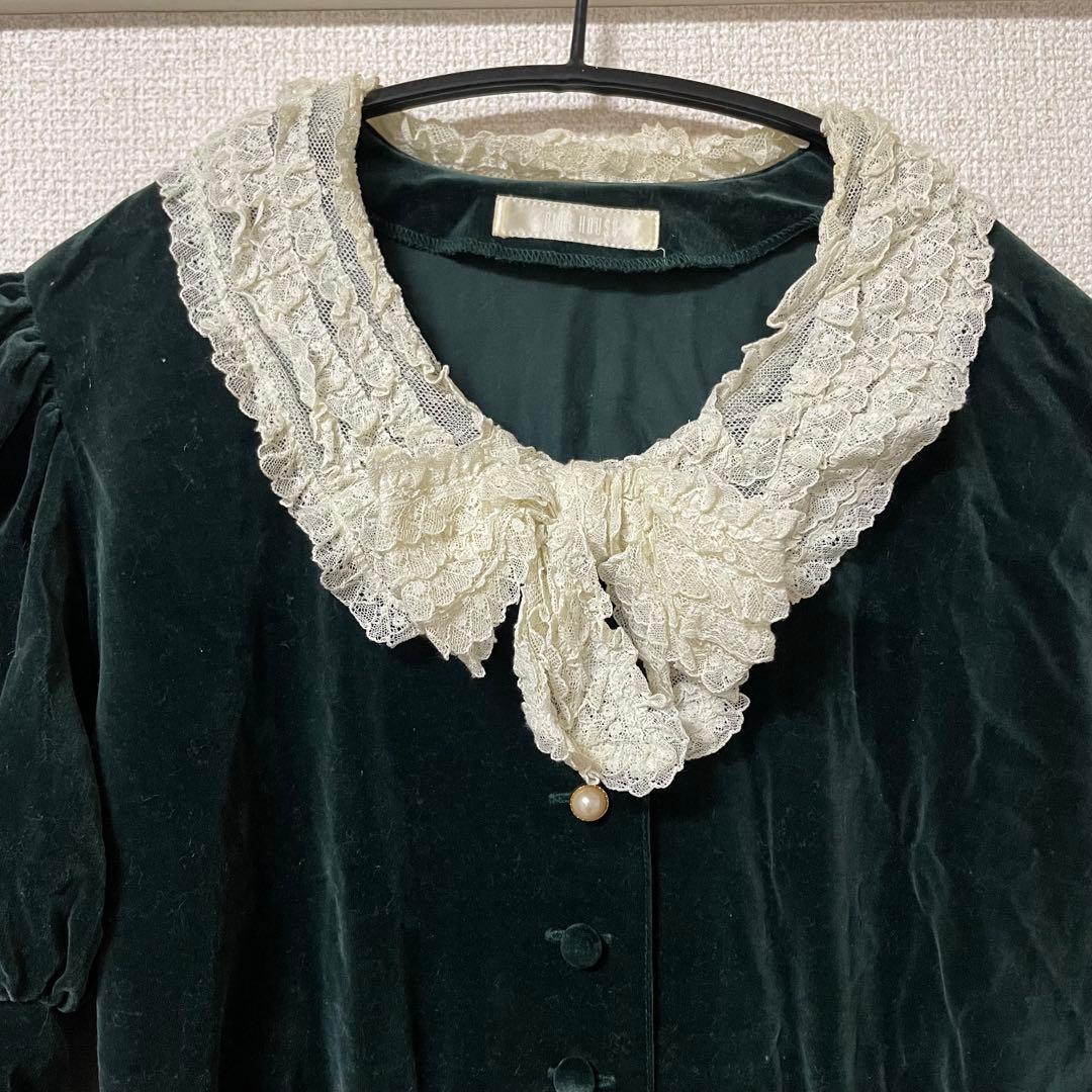 ピンクハウス PINK HOUSE ワンピース 訳あり ボタン変更