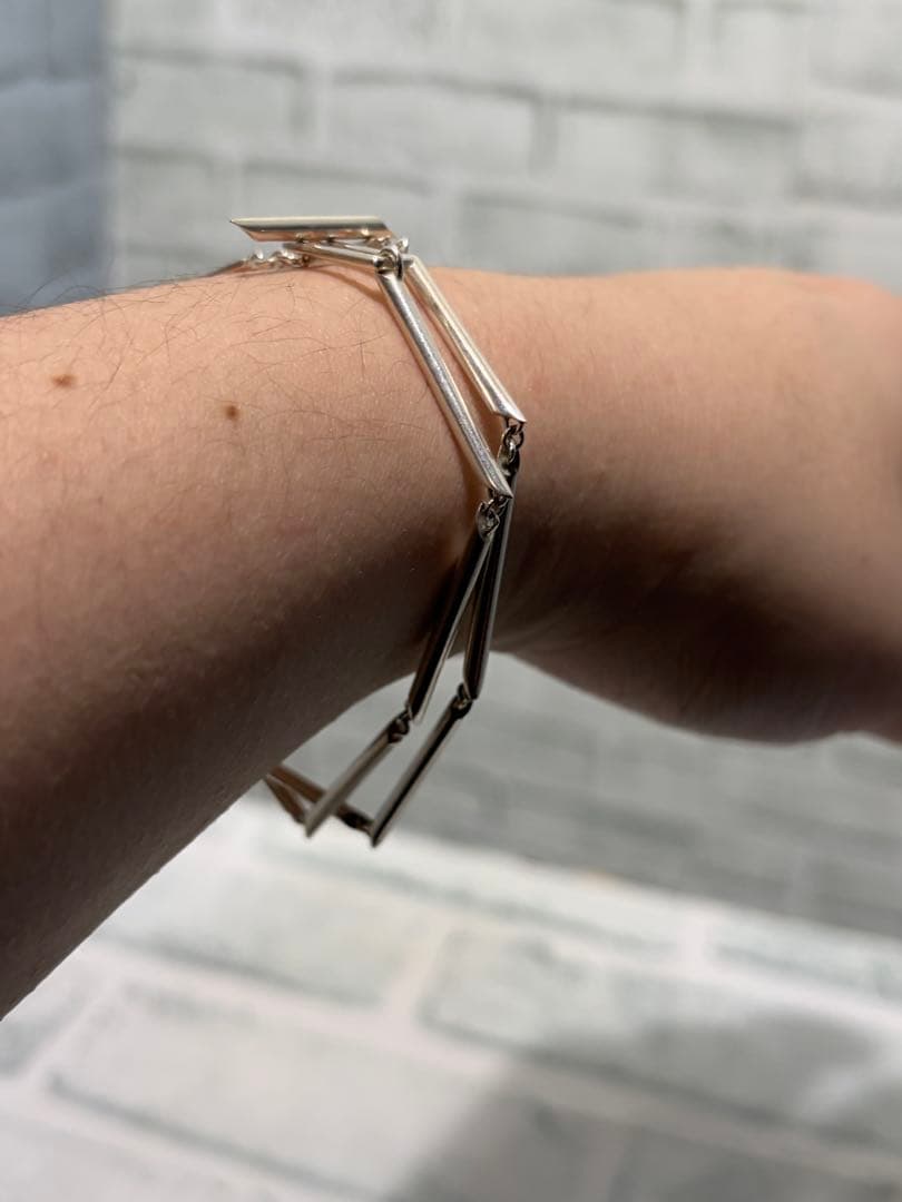 美品　オールドグッチ　Tバー　スティックチェーン　ネックレス　トムフォード期