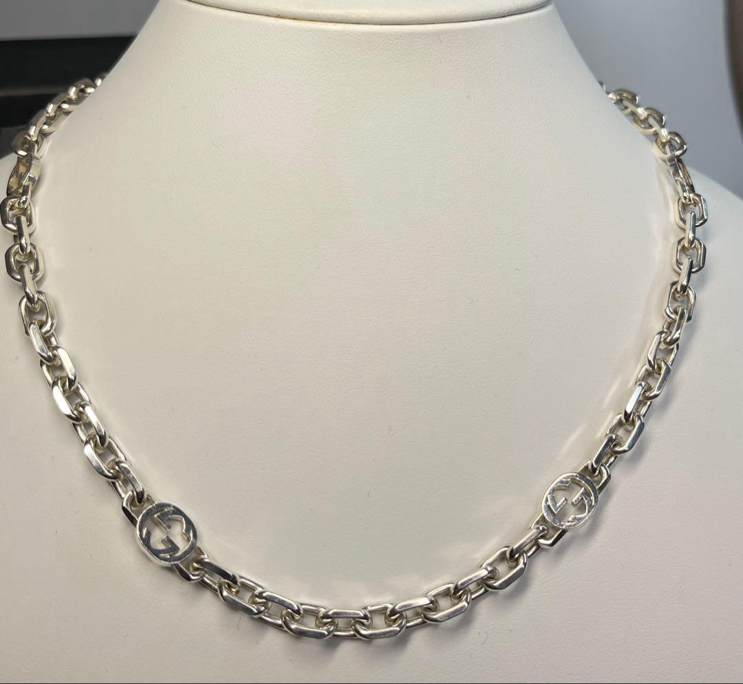 GUCCI (グッチ)インターロッキングGネックレス