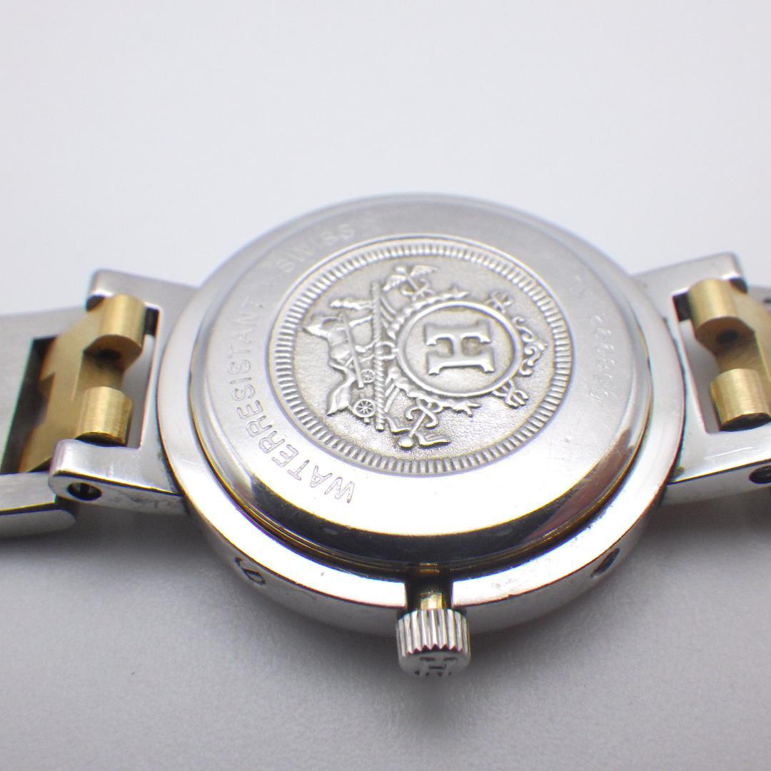 稼働 エルメス クリッパー 腕時計 クォーツ レディース ホワイト 箱付き