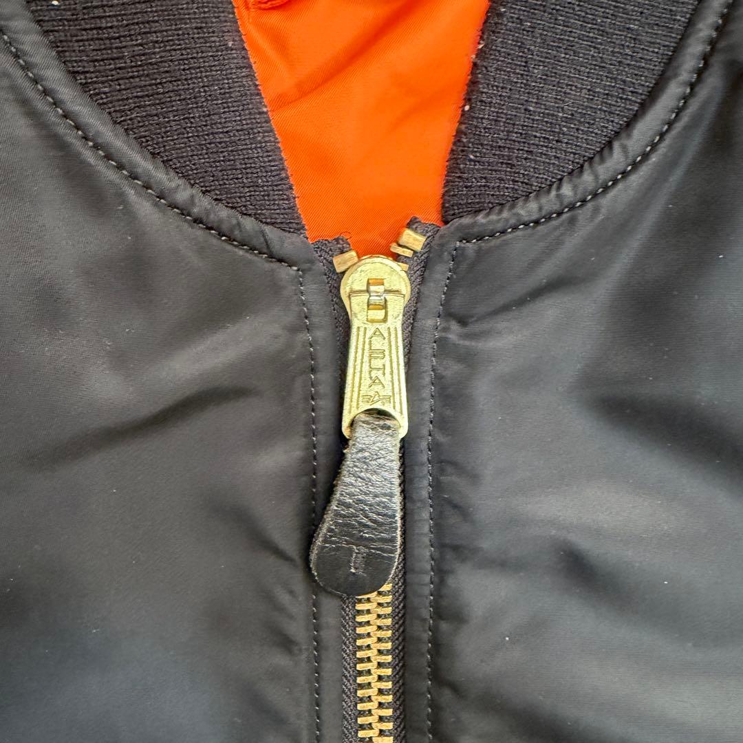 Alpha ma1 フライトジャケット 黒