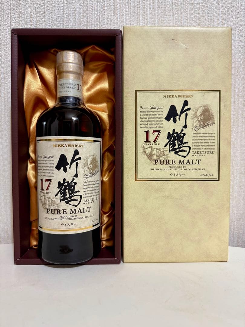 ニッカ　ウイスキー　竹鶴17年　箱付　（新品未開封）