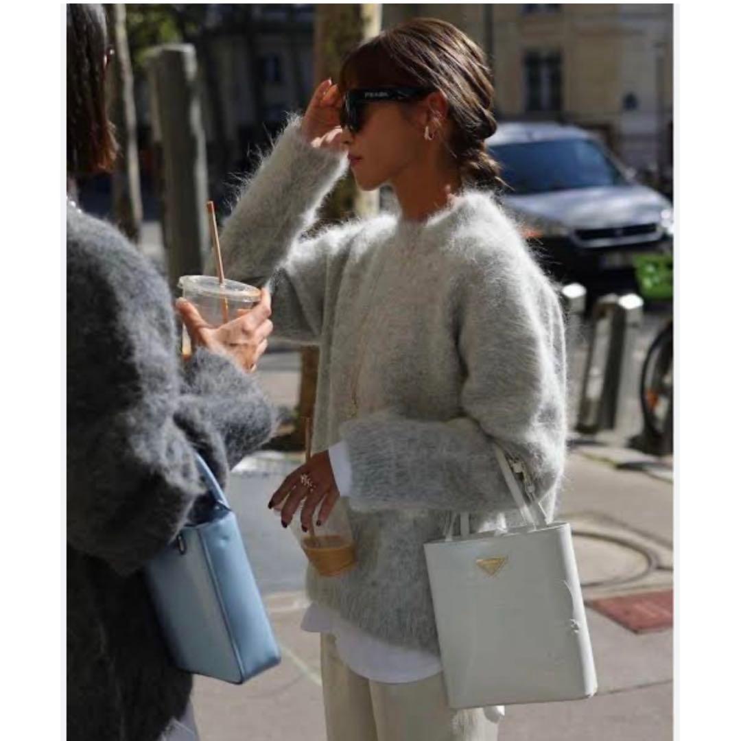 【1度着用のみ美品】 ジプソフィア アルパカシャギープルオーバー 近年モデル