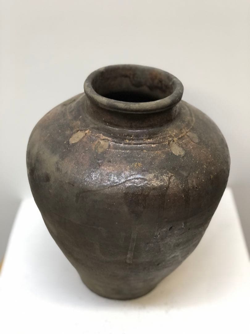 備前焼　常滑焼　美濃焼　信楽焼壺　骨董品　古陶器変壺　花生け　飾り壺