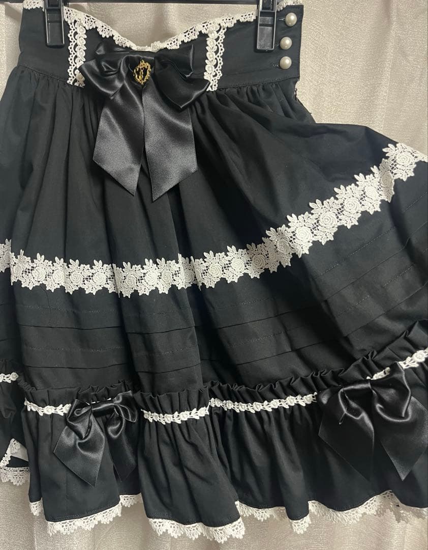 BABY Dear Roseスカート 黒 ブラック