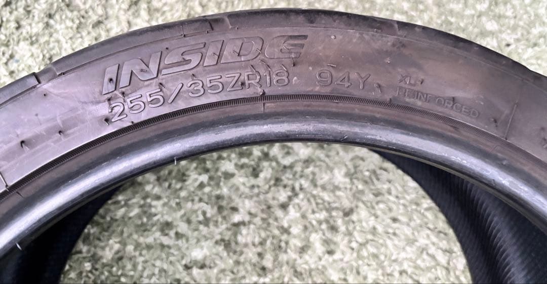 【バリ溝】NANKANG ナンカン255/35ZR18 4本セット