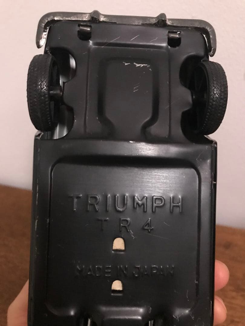 1970's 日本製 POLICE CAR 玩具 ブリキ パトカー 箱付き ST