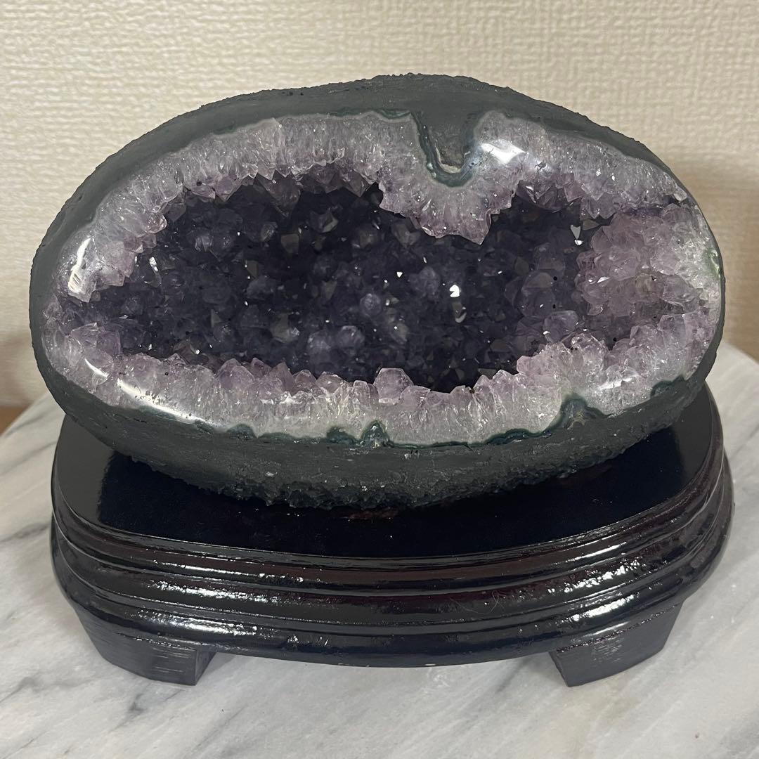 【天然石】アメジスト ドーム 紫水晶 ジオード 結晶 原石 パワーストーン