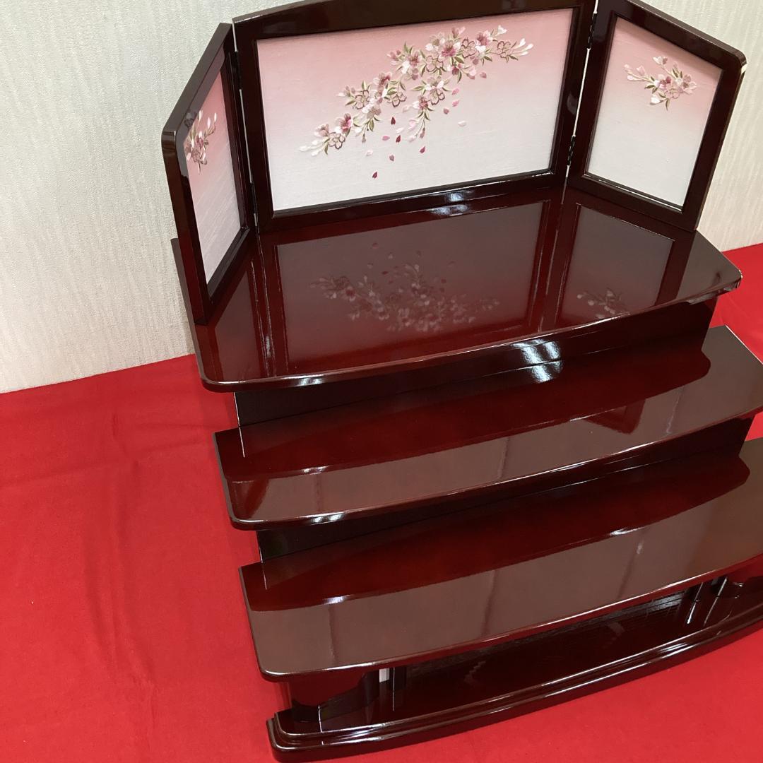 専用ページ　D1 　三段飾り 　高級金彩衣装　巾71㎝位　ひな祭り三段　三段