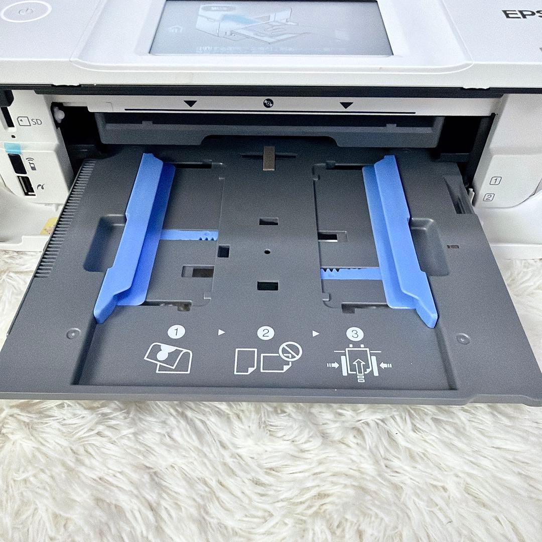 【純正インクおまけ付】EPSON EP-881AW プリンター 本体 インク