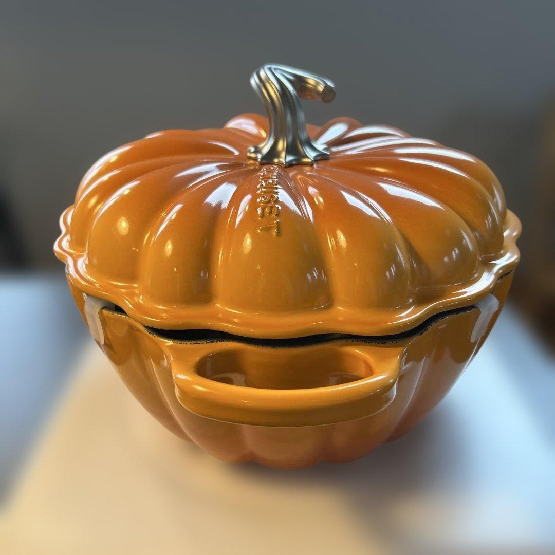 【極美品】LE CREUSET ルクルーゼ カボチャ パンプキン24cm両手鍋
