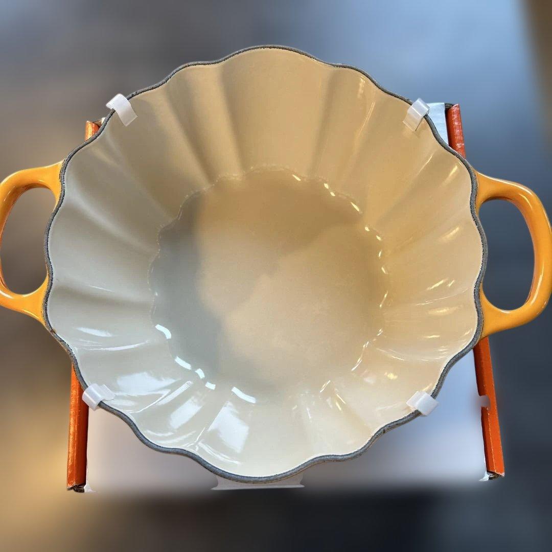 【極美品】LE CREUSET ルクルーゼ カボチャ パンプキン24cm両手鍋