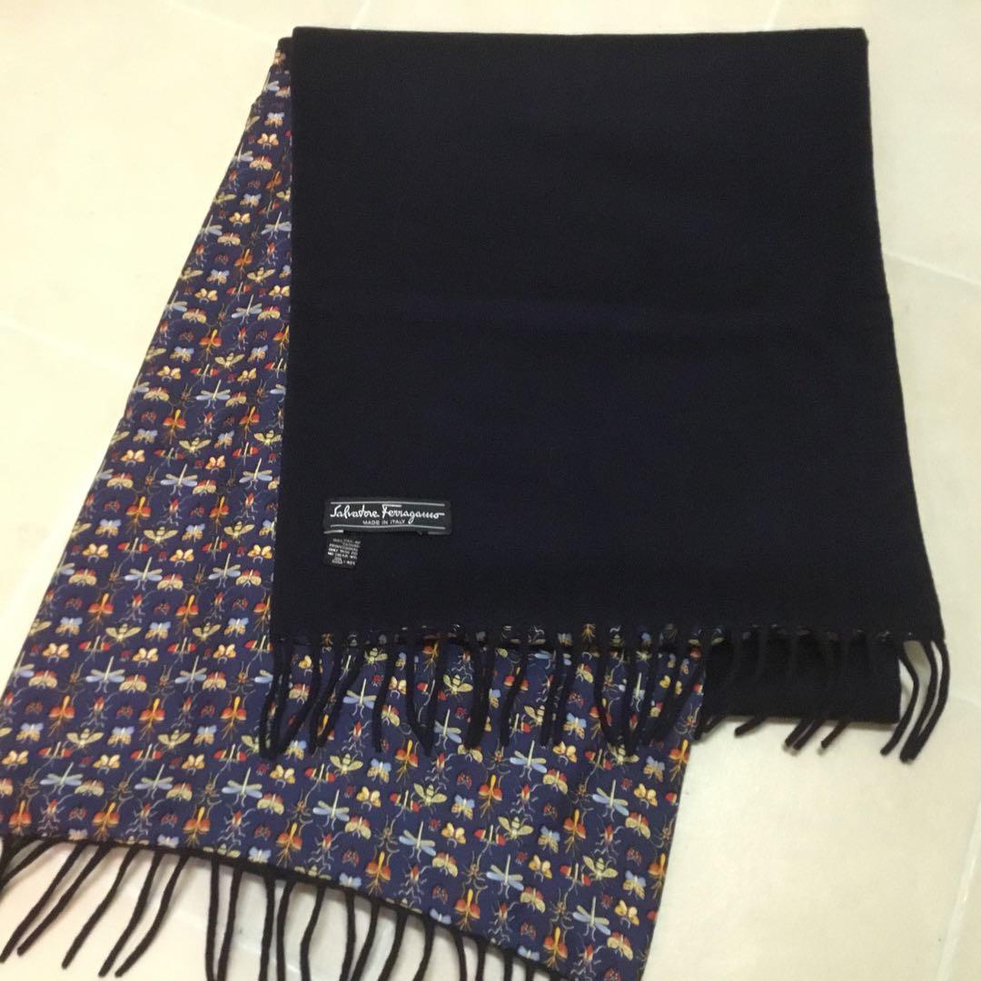 未使用＊美品☆サルバトーレフェラガモ＊マフラー＊シルクイタリア製ローマにて購入！