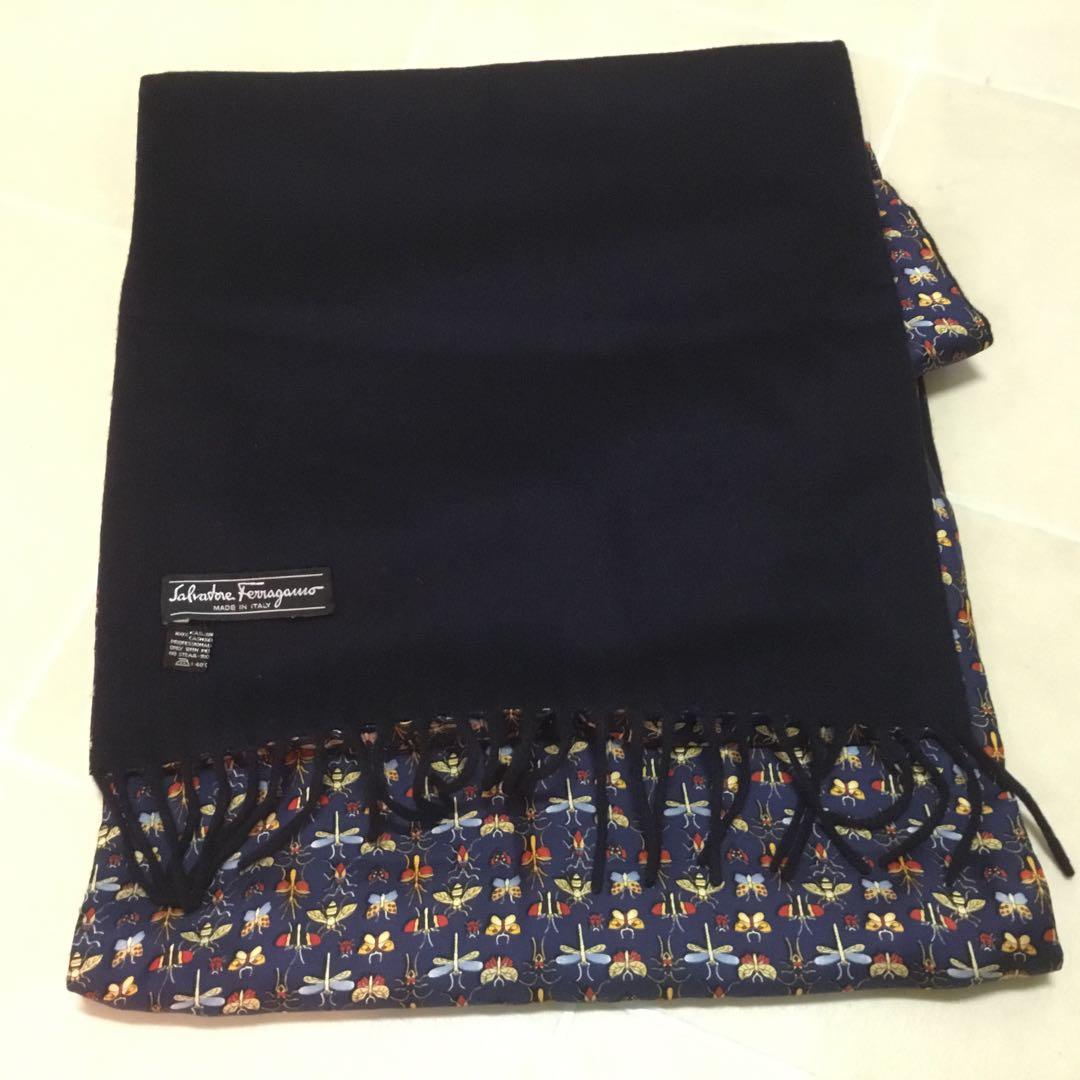 未使用＊美品☆サルバトーレフェラガモ＊マフラー＊シルクイタリア製ローマにて購入！