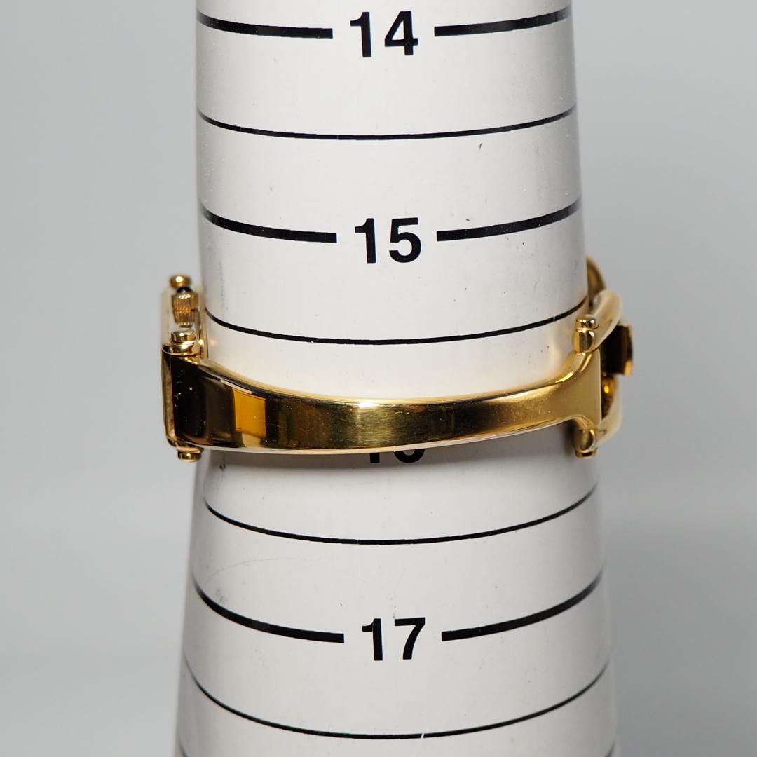 美品 グッチ GUCCI 1500L バングルウォッチ シェル 腕時計 H558