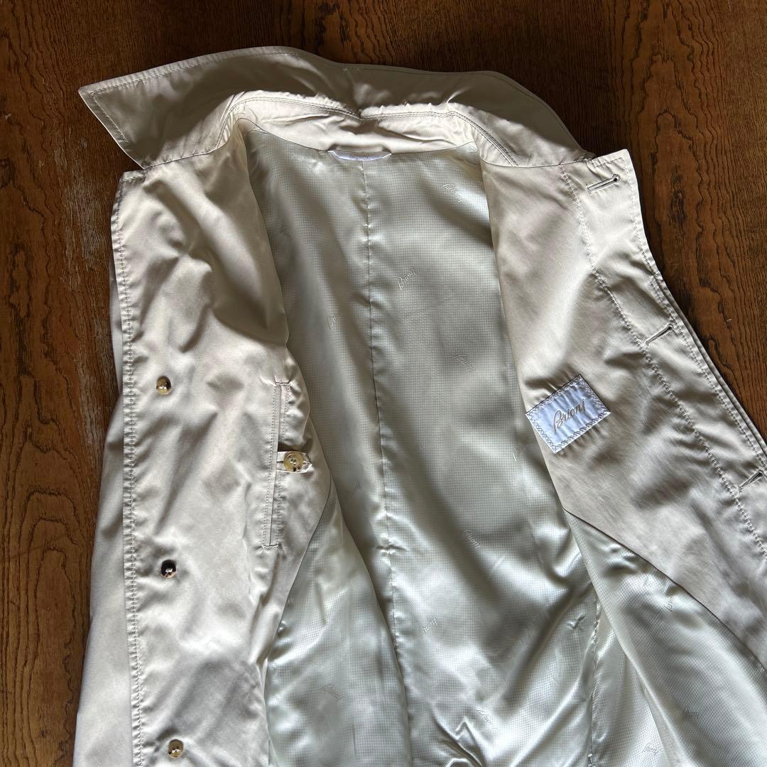 試着のみ訳あり)BRIONI銀座店購入 ロロピアナ生地 全天候型シルクコットン