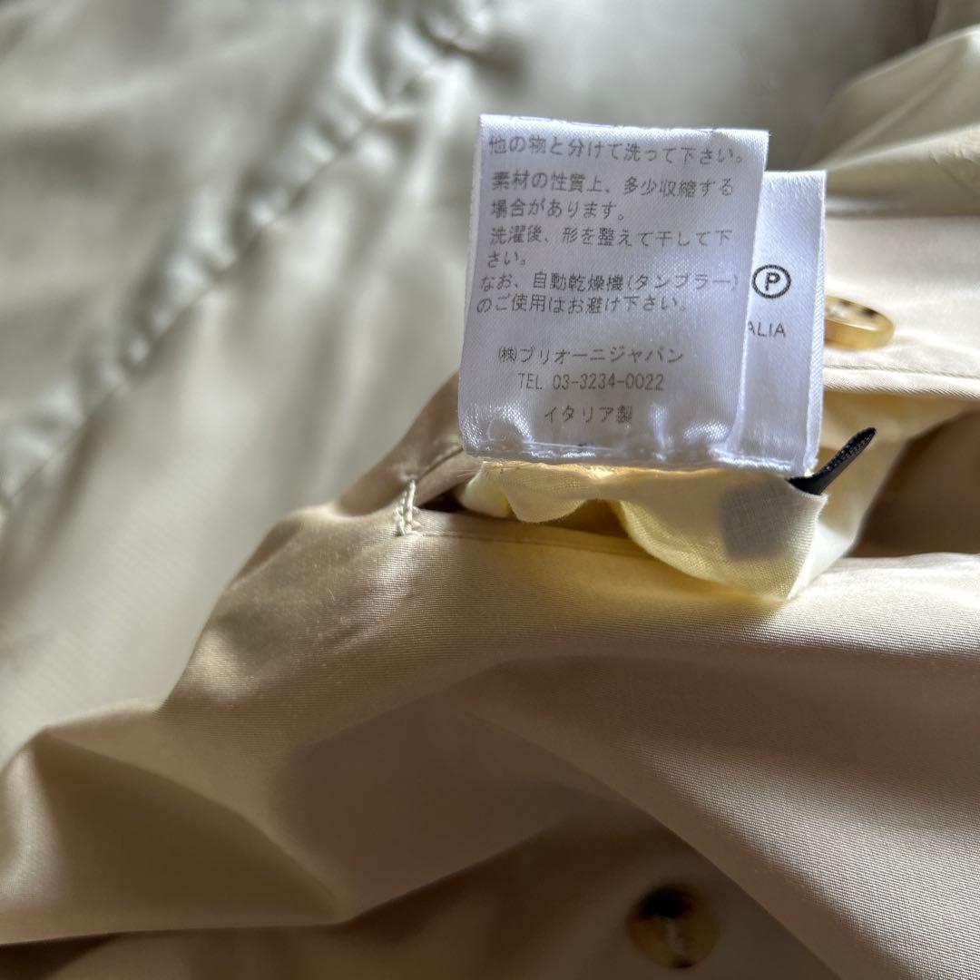 試着のみ訳あり)BRIONI銀座店購入 ロロピアナ生地 全天候型シルクコットン