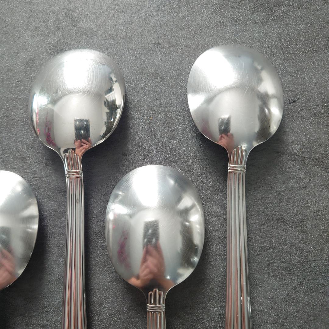 希少 クリストフル アリア コンソメスプーン 6点