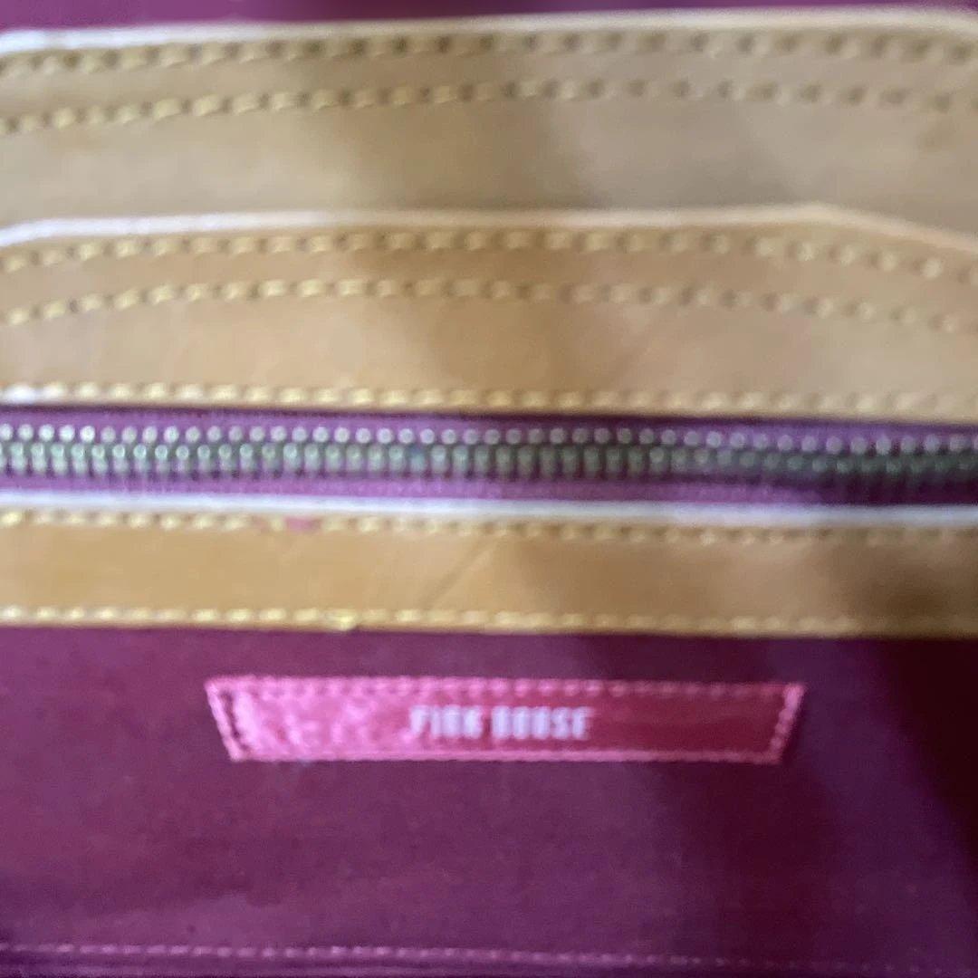 ピンクハウスレザー ボストンバッグ ショルダー付き