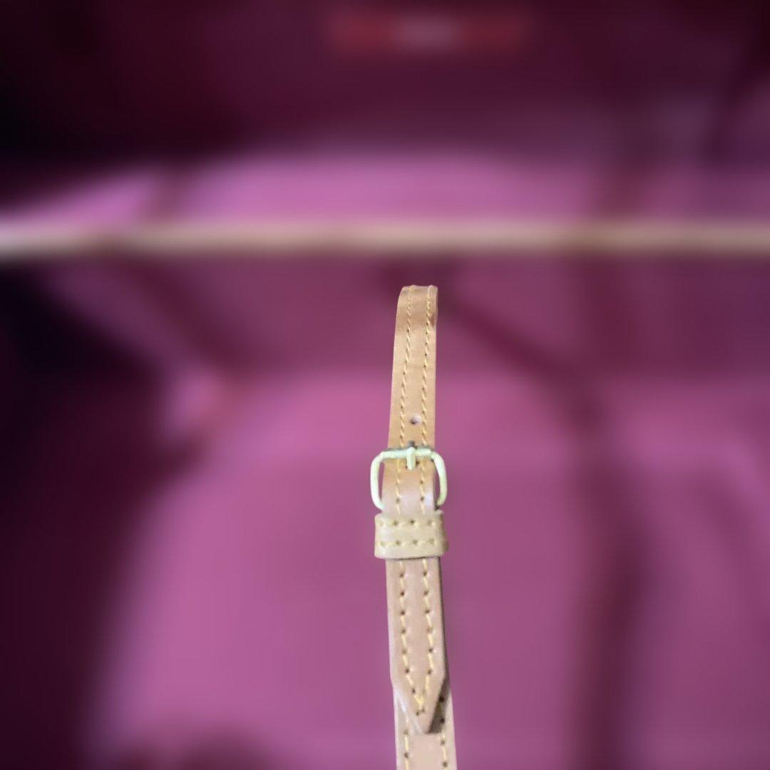 ピンクハウスレザー ボストンバッグ ショルダー付き