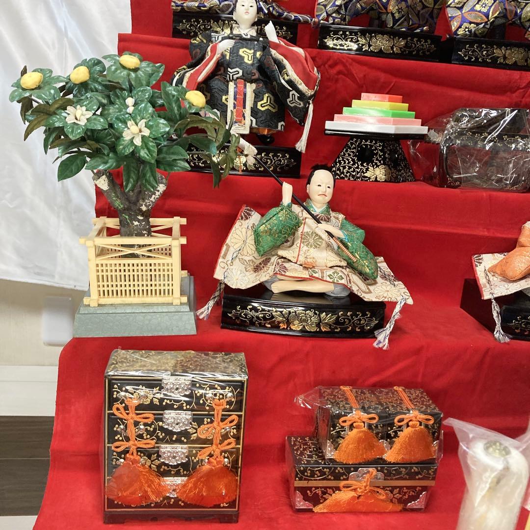 お雛様 ひな祭り 菊水作 ひな人形セット 7段