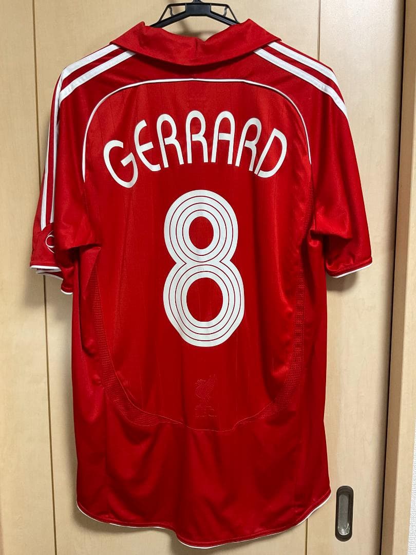 リヴァプール ジェラード ユニフォーム adidas 半袖 US「M」サイズ