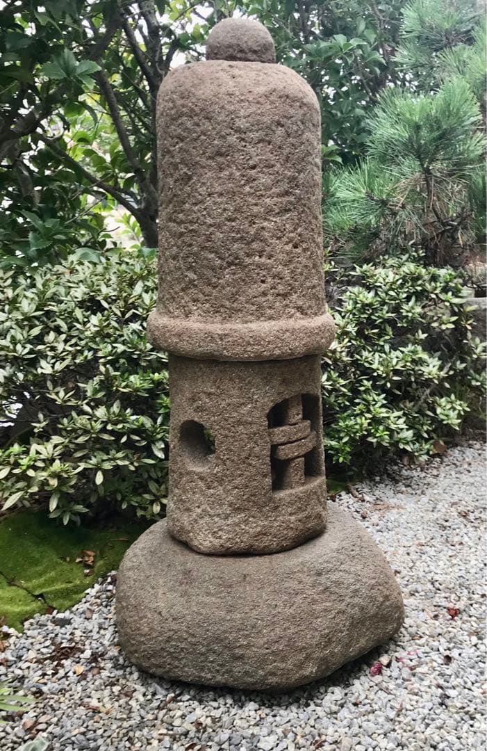更に値下げ中露地庭石灯篭・茶庭灯篭・オブジェ・燈籠・灯籠・庭石・ガーデニング