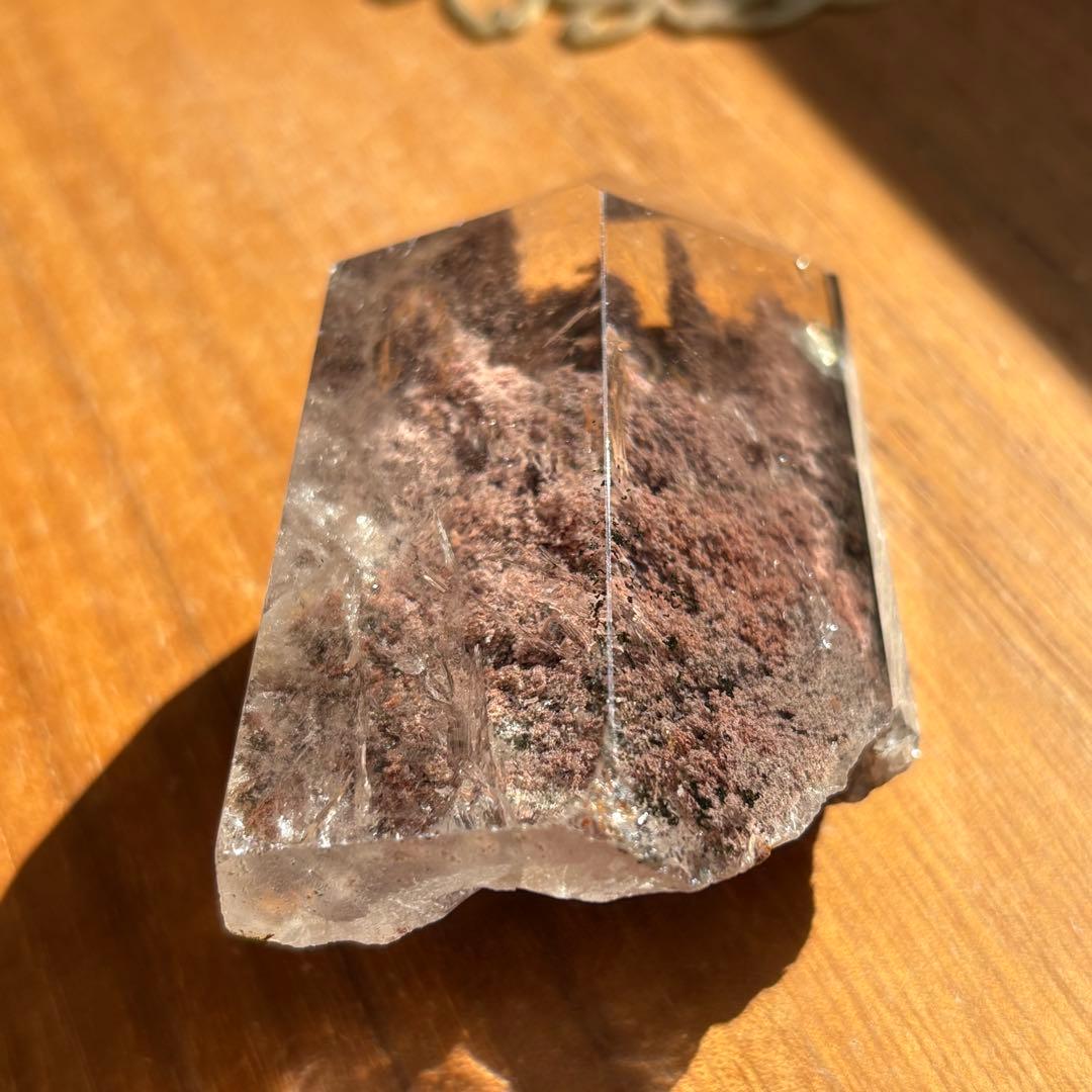 天然石 ガーデンクォーツ フリーフォーム置物166g