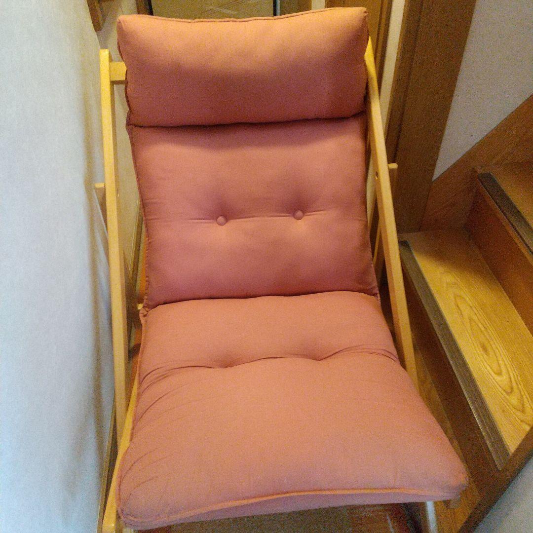 木製折り畳み式椅子2脚