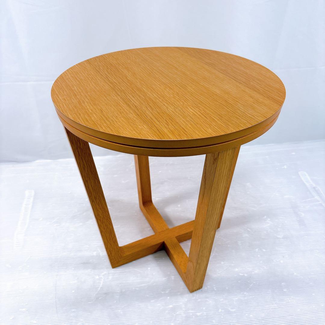 【極美品】松永家具 Arte アルテ クライステーブル40 サイドテーブル