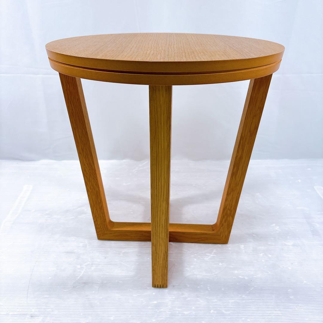 【極美品】松永家具 Arte アルテ クライステーブル40 サイドテーブル