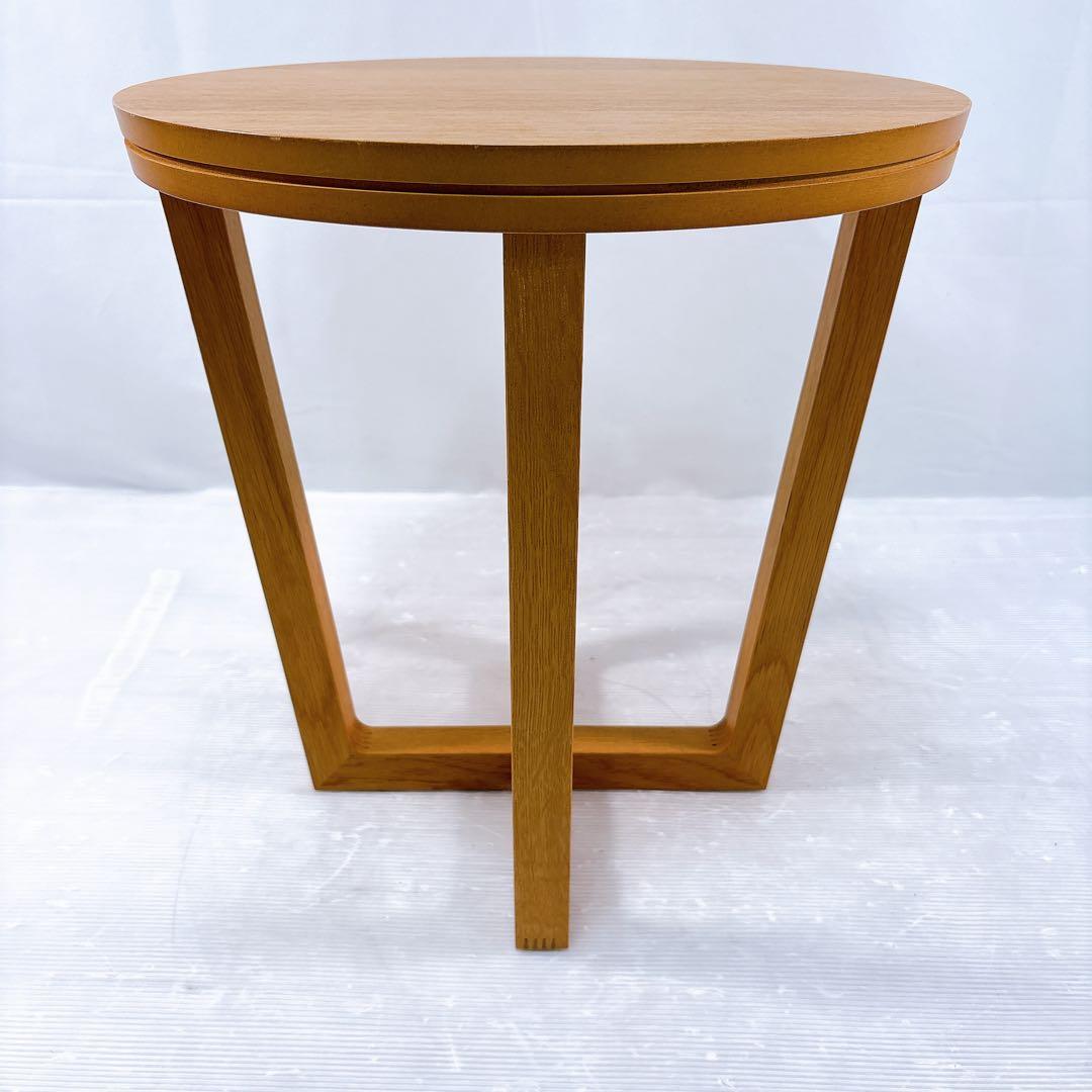 【極美品】松永家具 Arte アルテ クライステーブル40 サイドテーブル