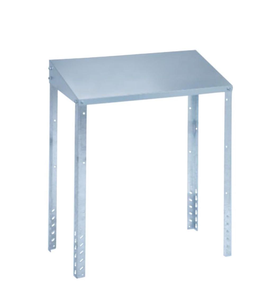 日晴金属 防雪屋根 C-RZJ-L2シルバー 幅923奥行443高さ1215mm