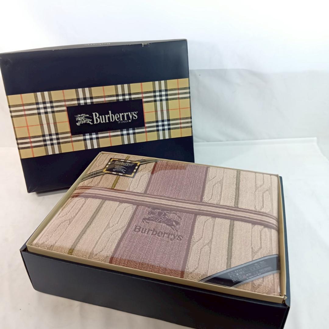 Burberrys ギフトタオルケット ブラウン系 箱付き 新品