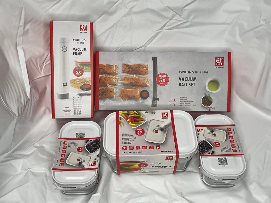 Zwilling Fresh & Save 真空パック機、バキュームボックス他