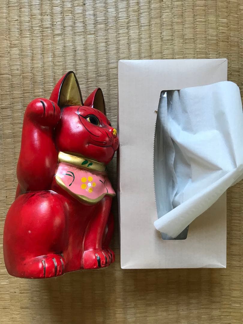 招き猫 年代物？　縁起物