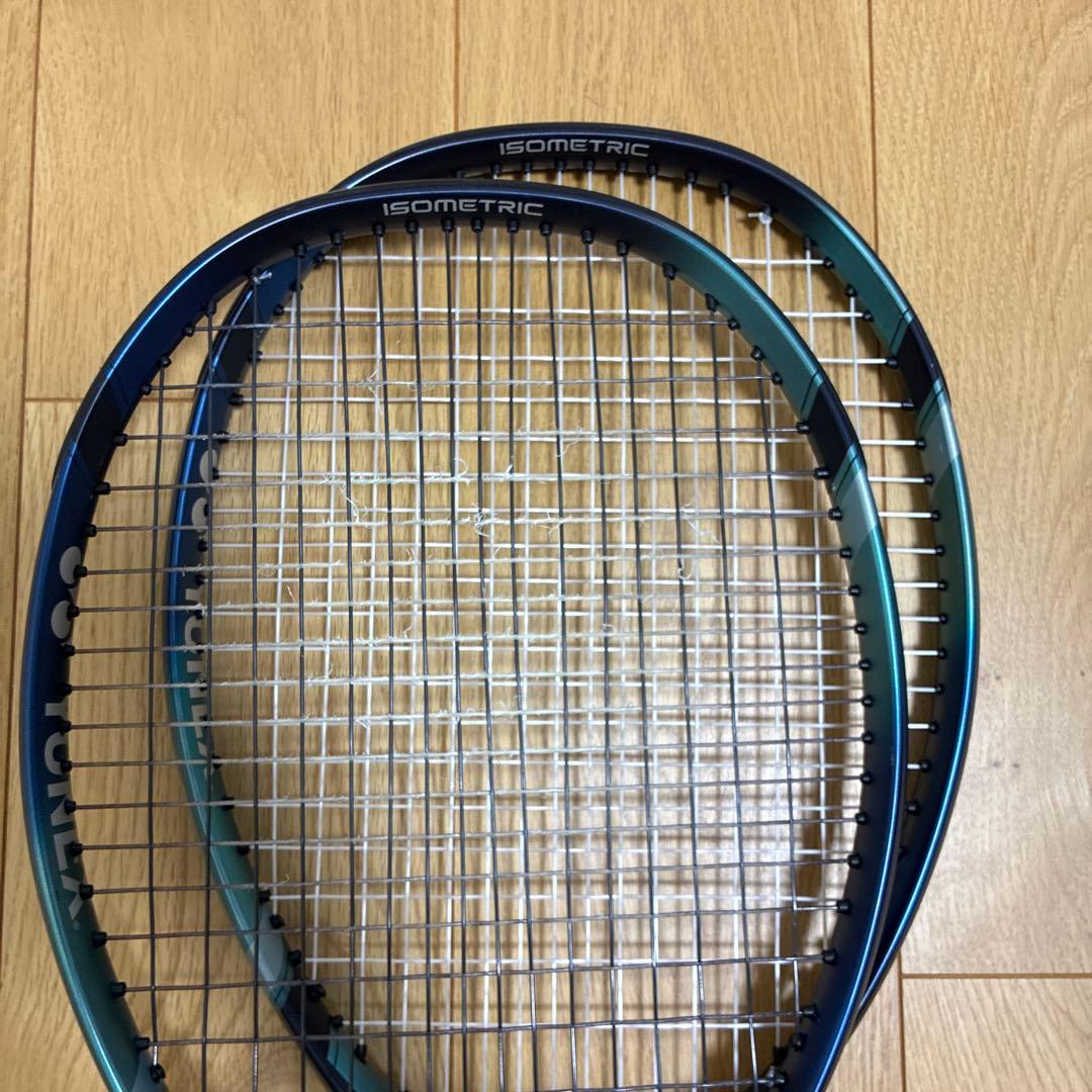 【2本セット】ヨネックスＥゾーン100 テニストピアスペック3 グリップ2