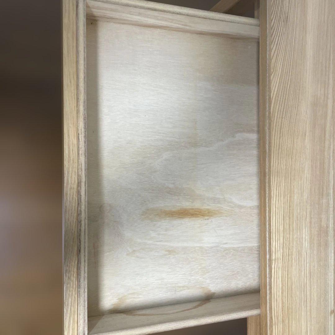 『廃盤品』無印良品 タモ材デスク 学習机