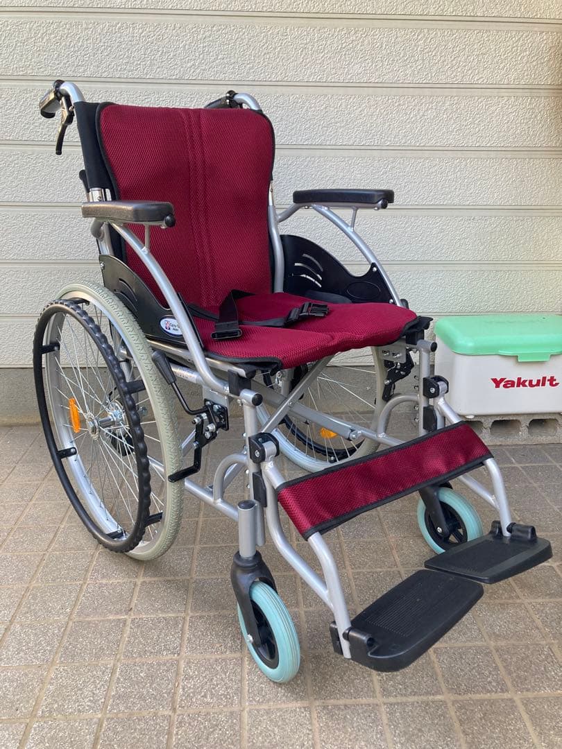 自走式車椅子 軽量折りたたみ ケアテックジャパン ハピネスCA-10SU