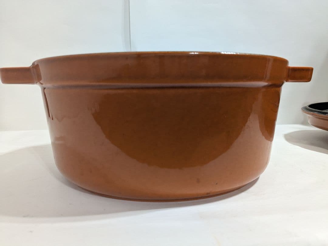 Staub　ココット・ロンド　シナモン　24cm　ストウブ