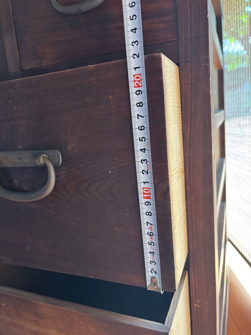 古い和箪笥②引出7杯 時代箪笥/収納/和モダンローボードチェスレトロ