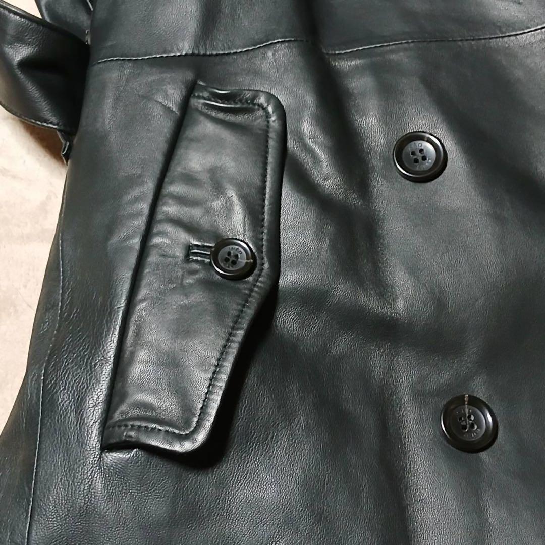 INÉD レザー トレンチコート