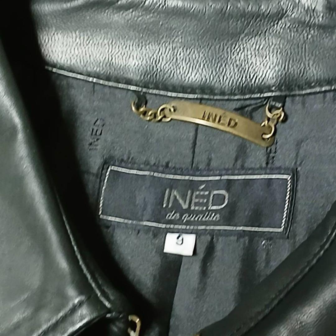 INÉD レザー トレンチコート