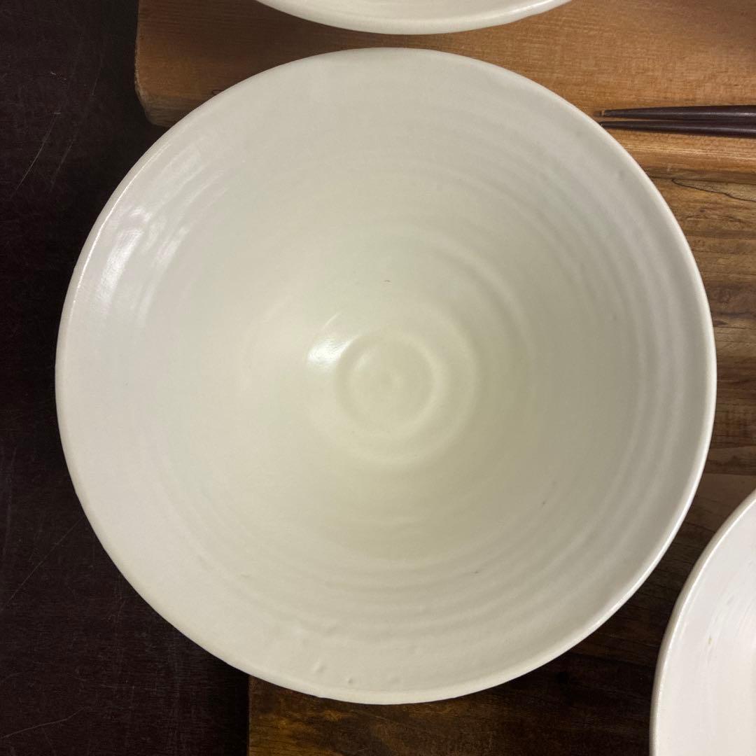 新品　陶器　陶芸作家　角底丼鉢6個 584