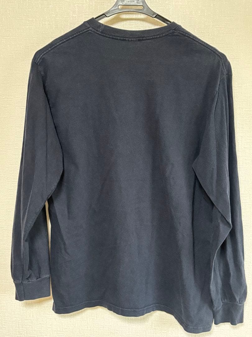 Supreme ロンT ボックスロゴ ネイビー