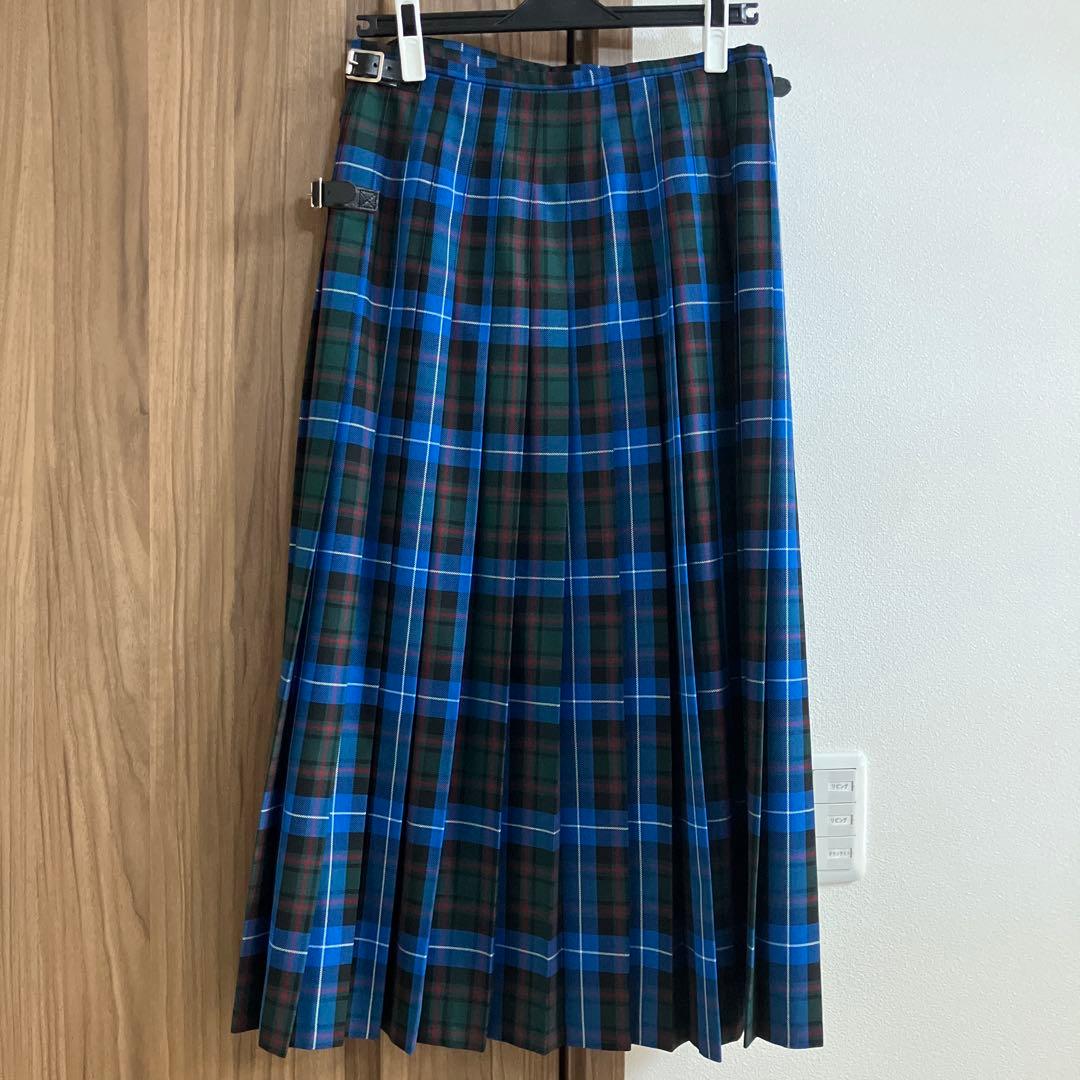 試着のみ【GLEN FYNEグレンファイン】SLOBE別注 プリーツスカート