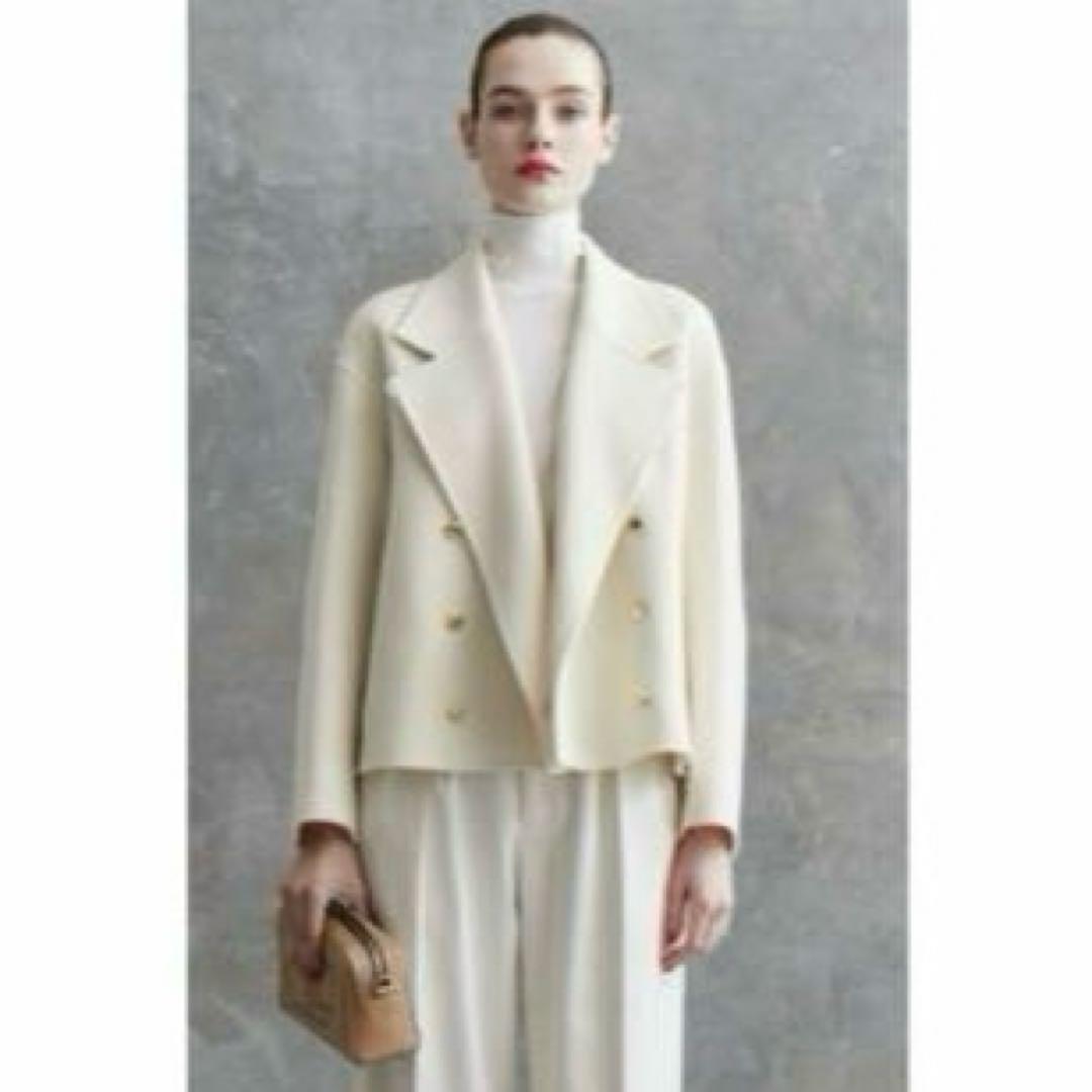 drawerドゥロワーウールカシミヤケヌキテーラードジャケットコート定価15万