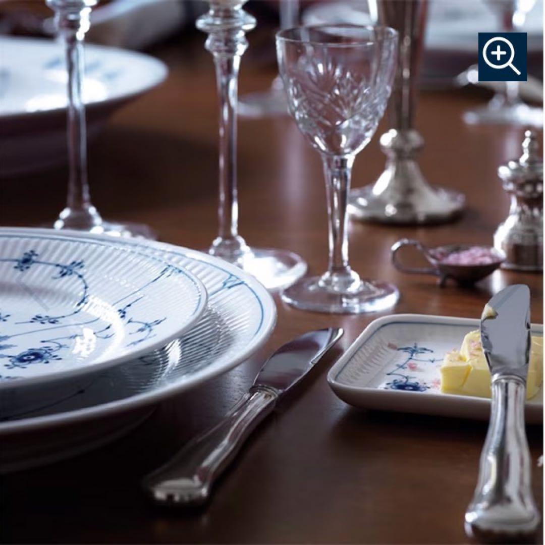 ロイヤルコペンハーゲン　ブルーフルーテッド プレイン 25 2枚セットで♪