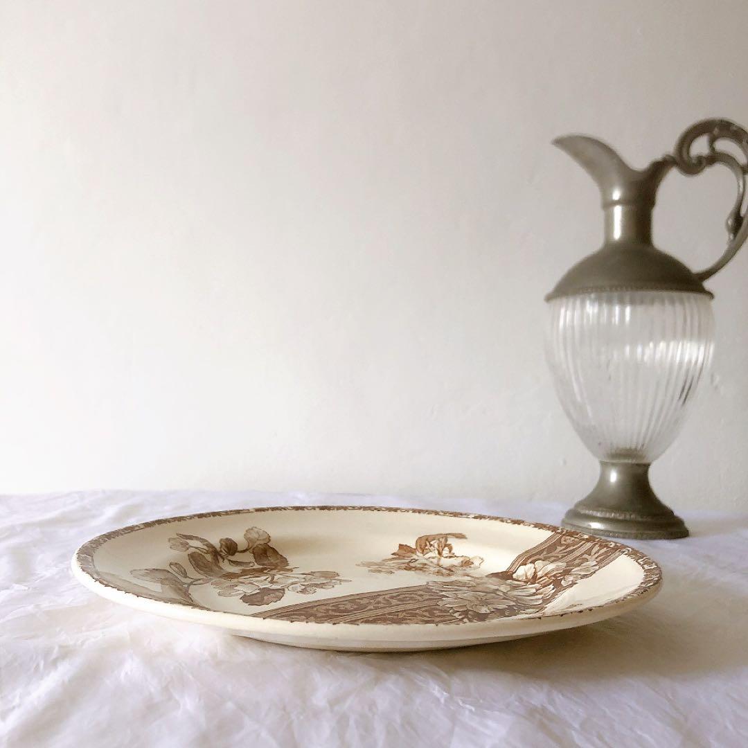 グランデポ　エミールブルジョワ　ディナープレート A フランスアンティーク食器